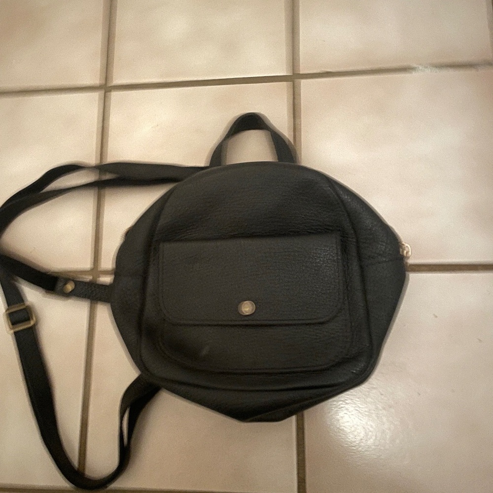 Portland leather backpack